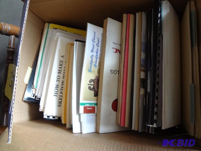 Box of Clock Repair Books