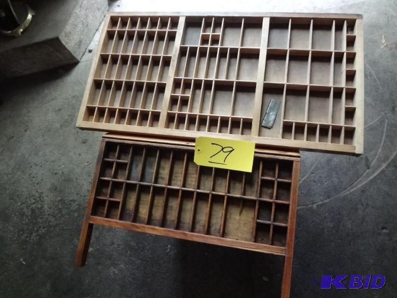 Pair of Print Racks