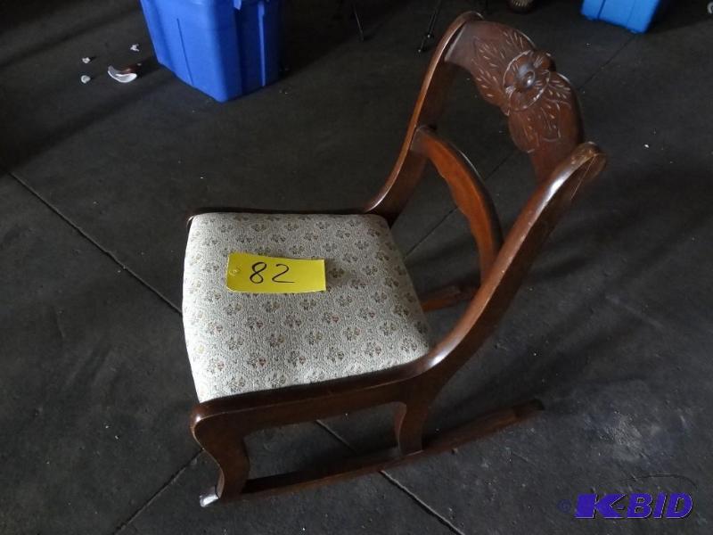 Old Ornate Rocking Chair