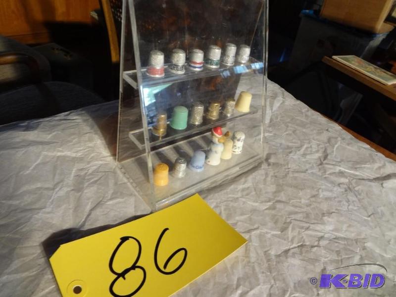 Thimble collection and Case