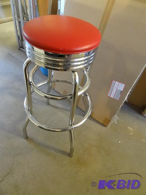 lot 1 image: Heavy Duty Bar Stools, Purchsed from Gabberts...
