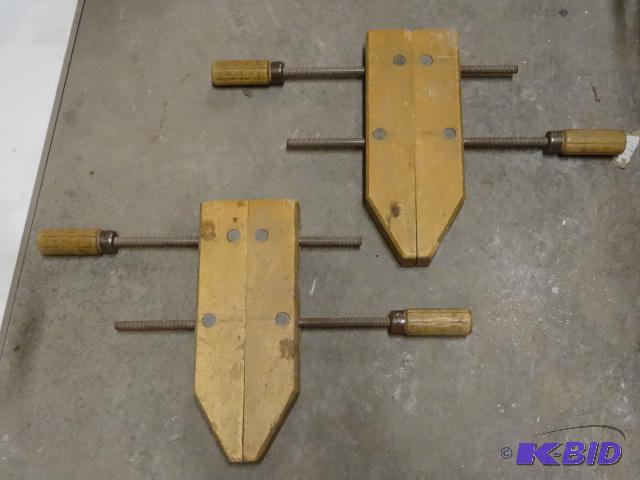 lot 120 image: 2 Wood Clamps...