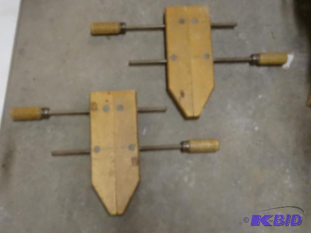 lot 121 image: 2 Wood Clamps...