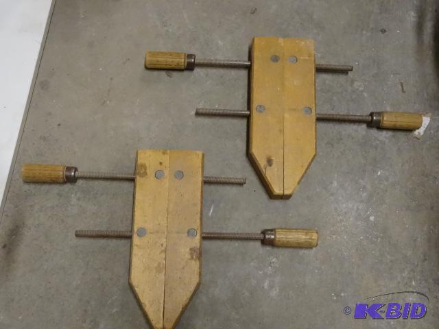 lot 122 image: 2 Wood Clamps...