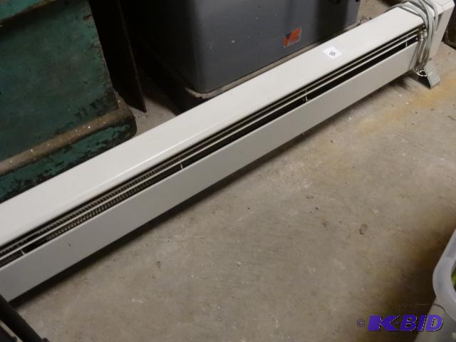 lot 131 image: Electric Base Board Heater. 58" 120 Volt...