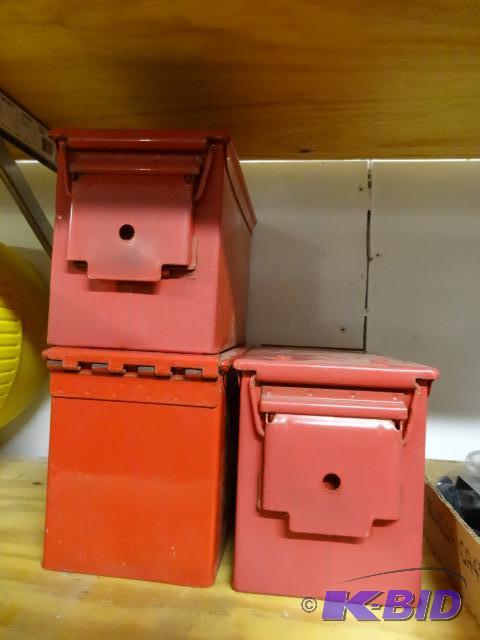 lot 138 image: 3 Ammo Boxes. 6 x 12 x 7 Empty...