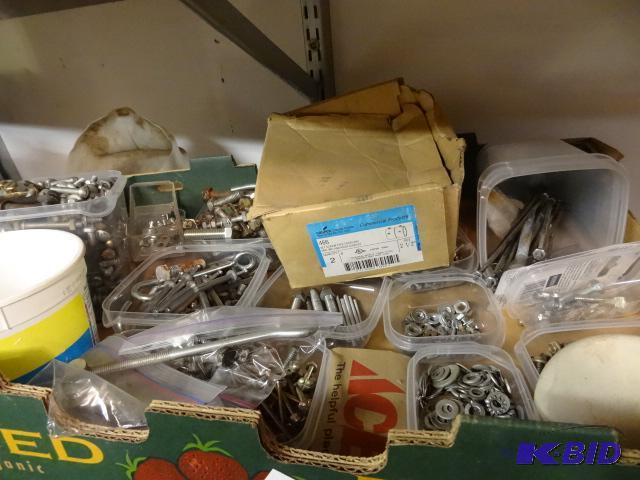 lot 154 image: 2 Boxes of Misc. hardware...