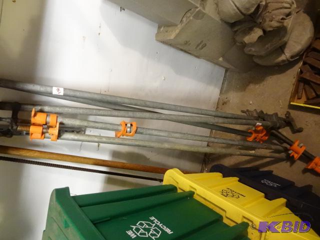 lot 156 image: 6 Pipe Clamps...