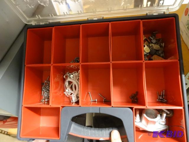 lot 186 image: Workforce Hardware Bin with Misc....