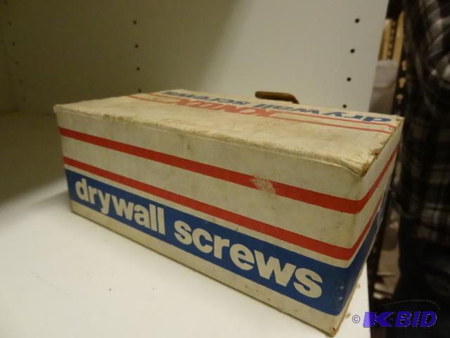lot 188 image: Box of 1 14" Drywall Screws...