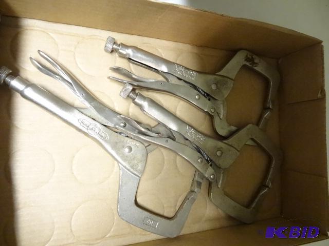lot 202 image: Vise Grip 11" Locking Pliers. Qty. 3...