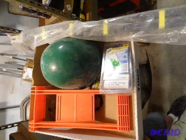 lot 215 image: Misc. Poly Panel Carrier. Hard hat and More...