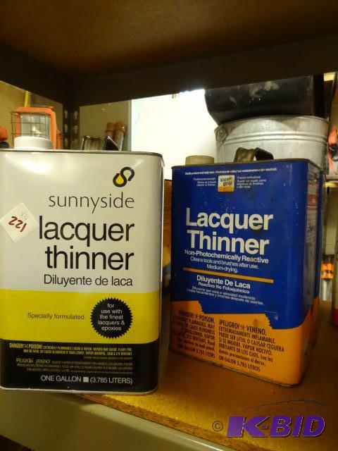 lot 221 image: 4 Cans of Lacquer Thinner...