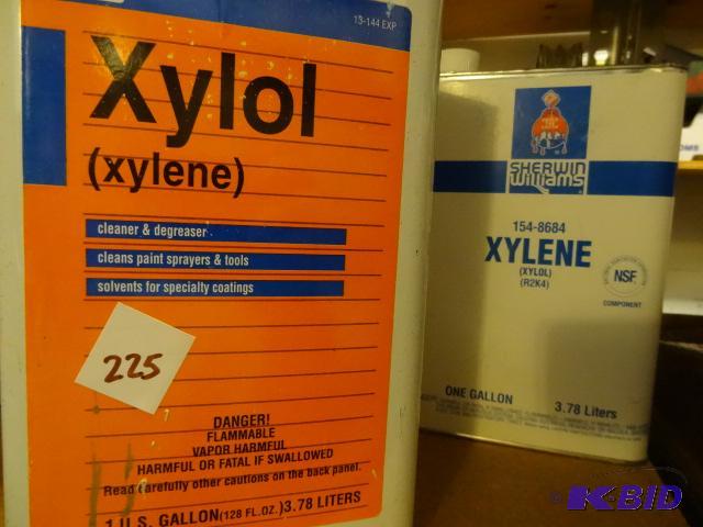 lot 225 image: 3 Cans of Xylol Cleaner and Degreaser...