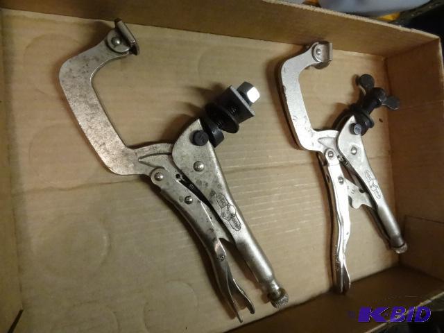 lot 228 image: Bolt on Vise Grip Clamps...