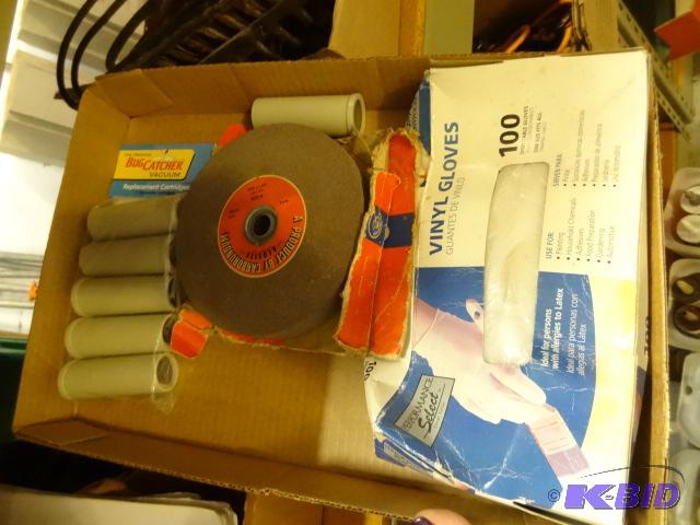 lot 245 image: Bug Catchers, Grinding Wheel. Vinyl Gloves. P...