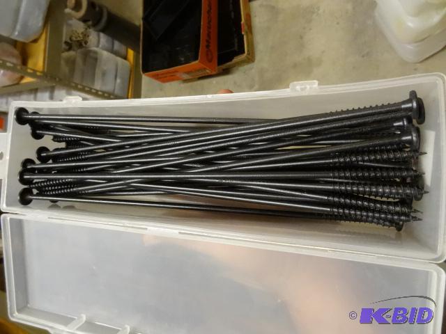 lot 248 image: 12" Torx Head Screws. 12" Pole Barn...
