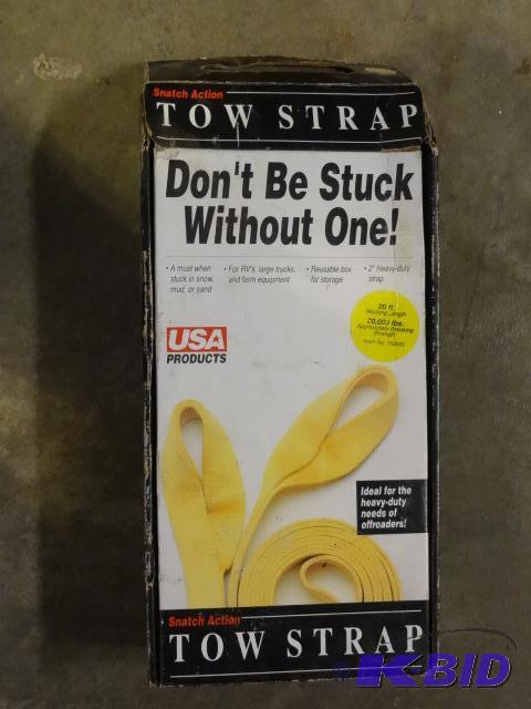 lot 26 image: Snatch Action Tow Strap. 20 ft. 20,000 Break ...