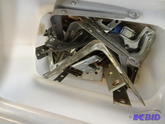 lot 296 image: Bin of Corner Brackets and Shelf Brackets...