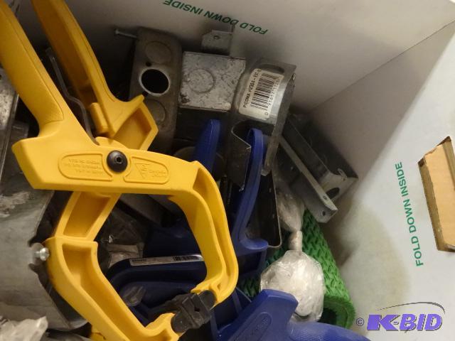 lot 299 image: Spring Clamps and Electrical Boxes...