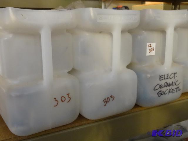 lot 303 image: 3 Bins of Misc. Electrical...
