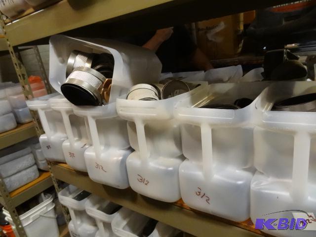 lot 312 image: 7 Bins of Pipe Connectors...