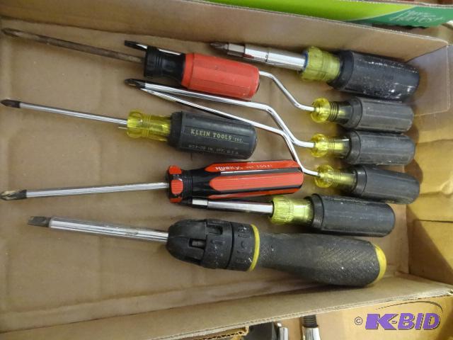 lot 32 image: Misc. Husky and Klein Screw Drivers...