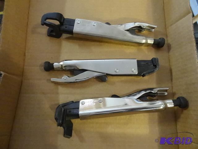 lot 33 image: Grip on Specialty Locking Pliers 918-07, 912-...