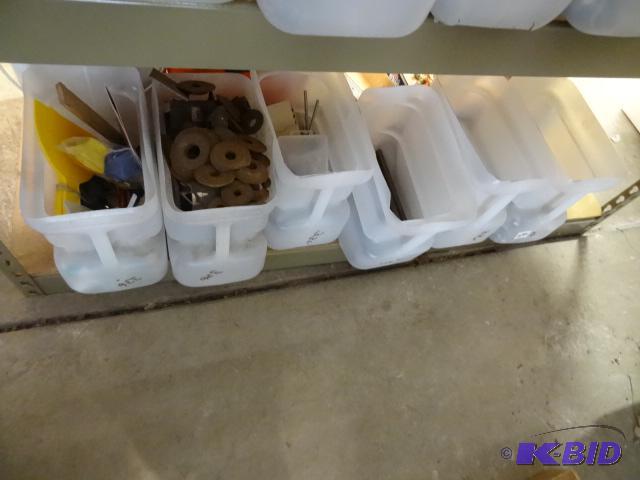 lot 336 image: 6 Bins of Misc. Hardware...