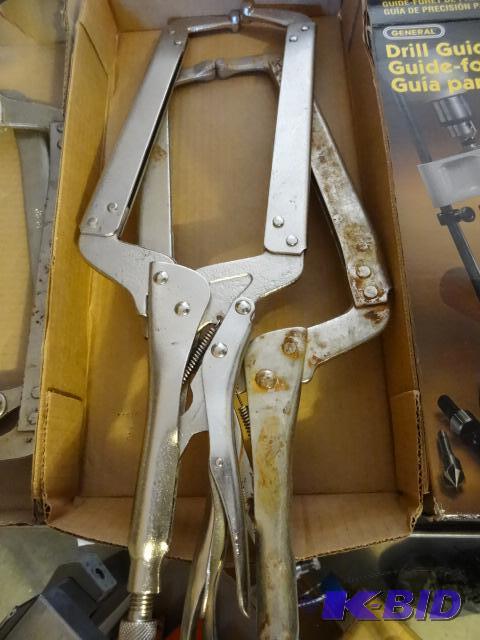 lot 41 image: 18" Locking Pliers. Qty. 2...