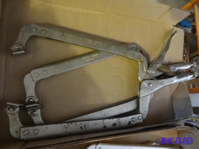 lot 43 image: Vise Grip 18" Locking Pliers. Qty. 2...