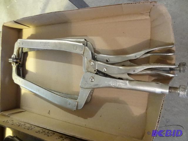 lot 55 image: Vise Grip 18" Locking Pliers. Qty. 2...