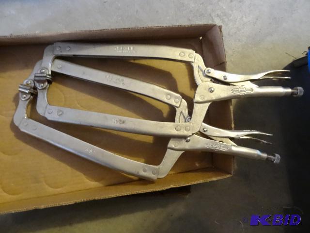 lot 57 image: Vise Grip 18" Locking Pliers. Qty. 2...