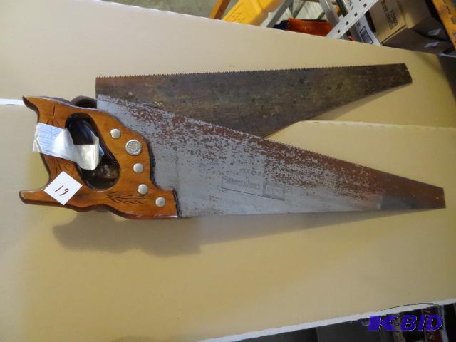 lot 61 image: 2- Hand Saws...