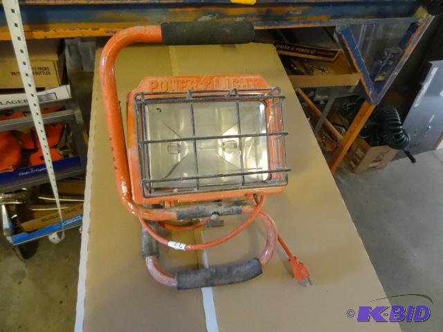 lot 72 image: Power Light Halogen Work Light...