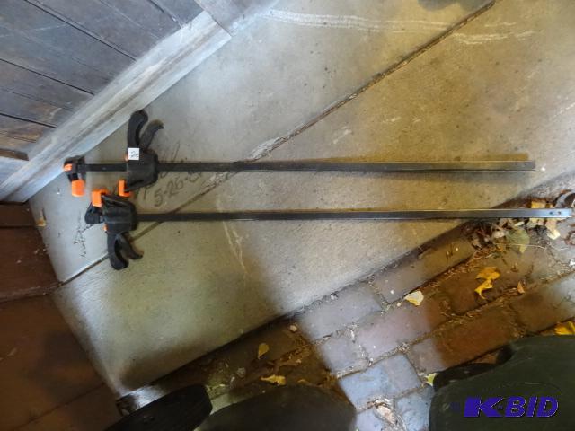 lot 83 image: 36" Bar Clamps. Qty. 2...