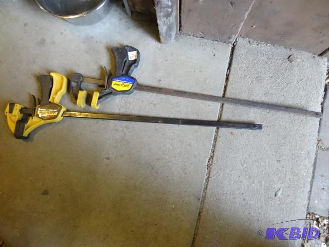 lot 84 image: 24" Bar Clamps. Qty. 2...