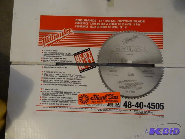 lot 86 image: Milwaukee Endurance 14" Metal Cutting Bl...