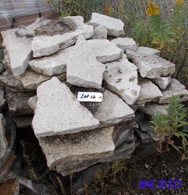 lot 12 image: 1 Pallet of Fondulac&nbspLimestone Flagstone...