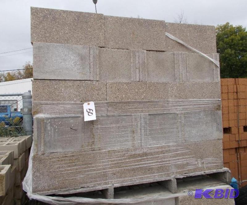 lot 50 image: 1 Pallet of Concrete Cinder Construction Bloc...