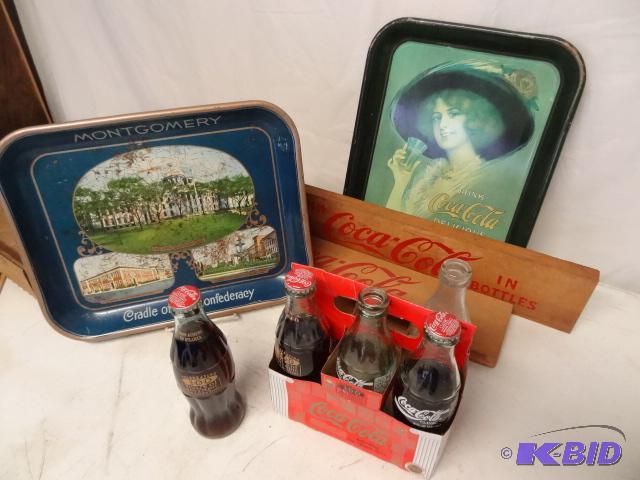lot 110 image: Coke 6 pk Atlanta commemorative. Montgomery t...