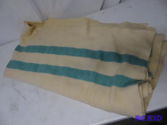 lot 129 image: wool blanket...