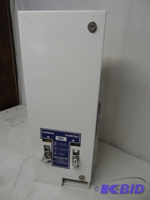 lot 139 image: Tampon machine. No keys...
