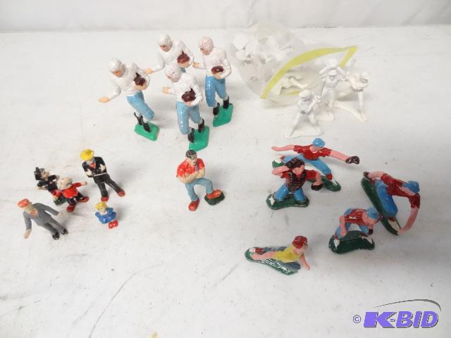 lot 162 image: White baseball figures. Football. Dick Tracy ...