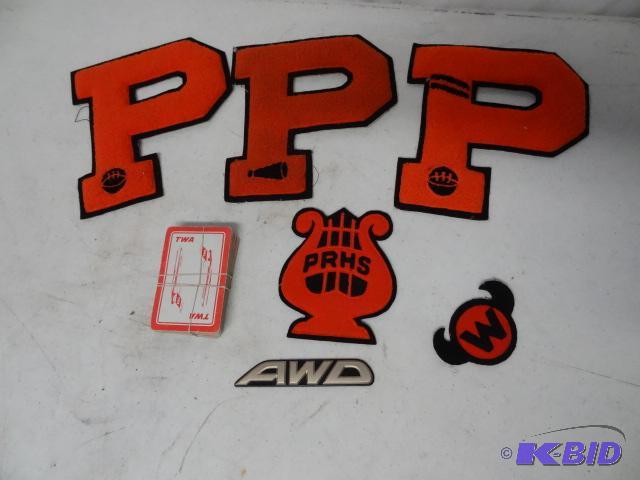 lot 167 image: Letters P. TWA cards. PRHS Harp. W...