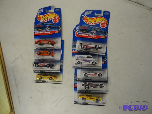 lot 173 image: Hot wheels sugar rush series. 9...