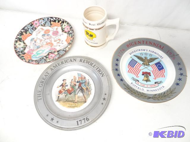 lot 181 image: Commemorative plate. Qty 2. Bird plate. 1977 ...