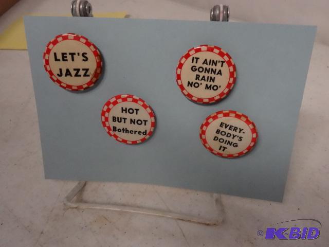 lot 193 image: Red check pins...