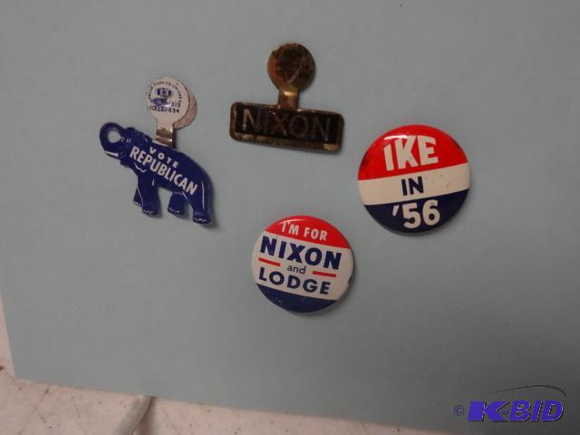 lot 194 image: Ike Nixon pins...