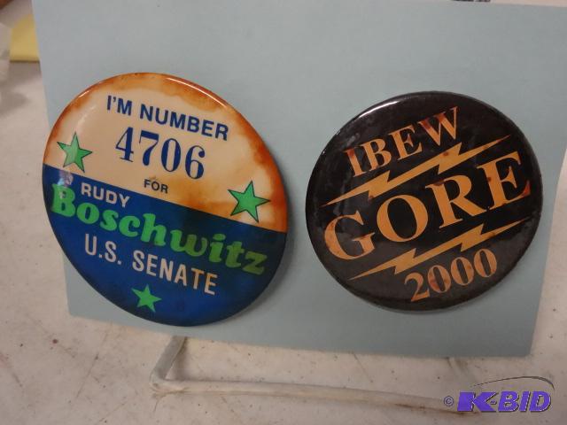 lot 197 image: Boschwitz, Gore pins...